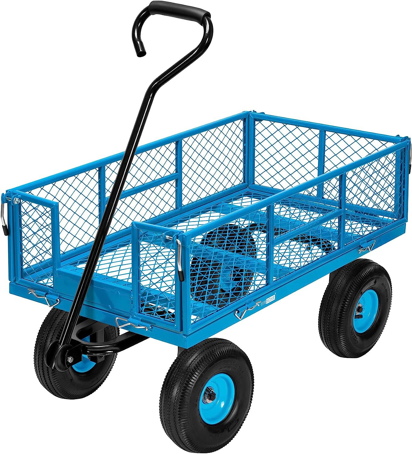Gorilla Carts GOR1400-COM Heavy-Duty Steel Utility Cart with Removable Sides and