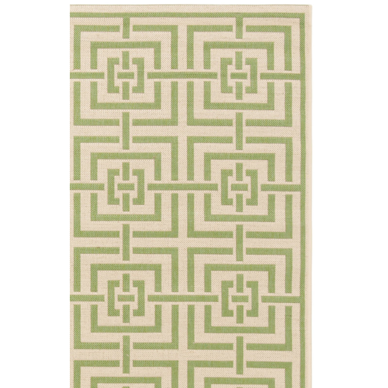 Gowanus 100 Performance Geometric Indoor/Outdoor Area Rug, Runner 2'2" X 8'