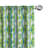 Grunge Curtains, Geometric Oval Shapes Elliptic Vertical Curves Nature Theme Pattern, Window Treatments 2 Panel Set For Living Room Bedroom Decor, Apple Green Turquoise Geometric Semi-Sheer Rod Pocket Curtain Panels-1694735019