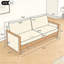 Canapé en tissu d'ameublement en chenille 77,8 po-1865739973