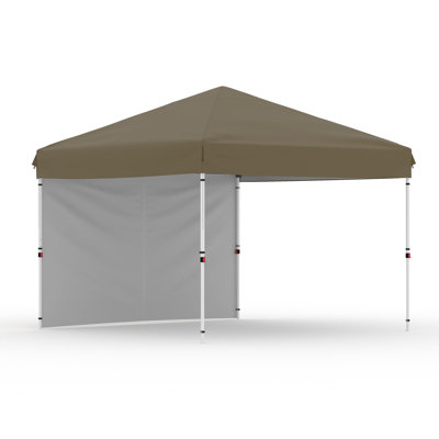 10x10 Pop Up Canopy Tent Outdoor Canopy One-Person Set Up Heavy Duty Commercial Instant Tent Shelter