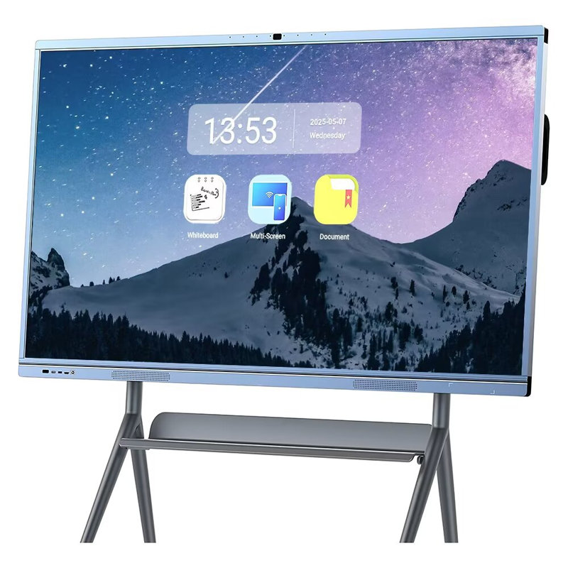 JYXCN Smart Board 65 po avec écran tactile interactif 4K et support double application sans fil pour le bureau en classe