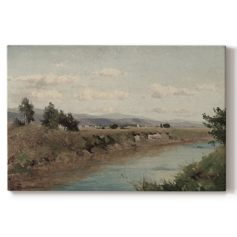 Paysages rétro-CDXC III - Cavas enveloppés de galerie, 8 x 12