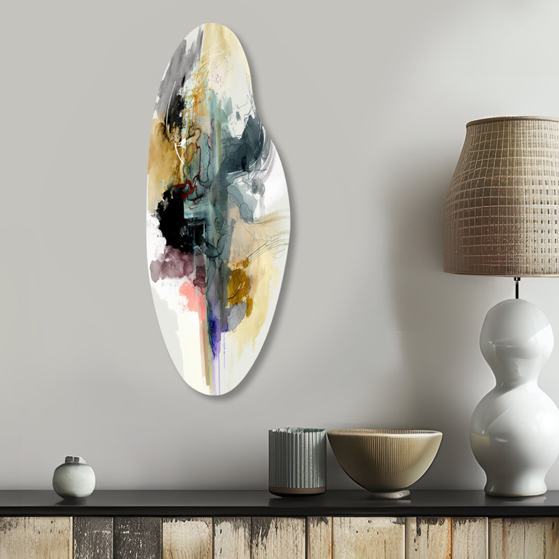 Art mural Alizarin, H 30 po x l 11 po