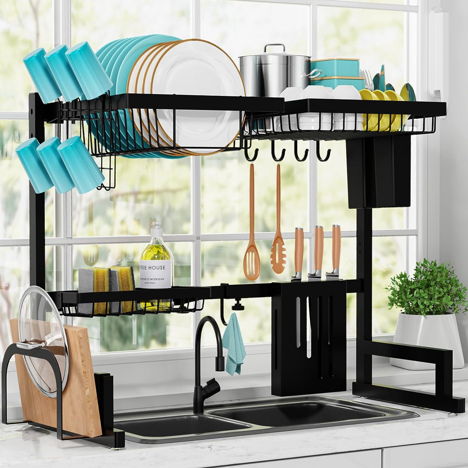 Over-The-Sink Dish Drying Rack – Sorbus Home
