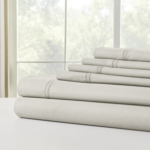Ensemble de draps en mélange de coton 1000 fils 