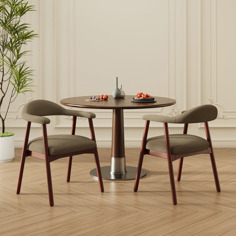 48cm H Upholstered Armchair, Camel
