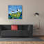 Deux moutons - peinture sur toile tendue-1507329556