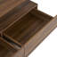 Table basse moderne moderne en noyer avec 2 tiroirs à DEL 47,2 po-1228731183