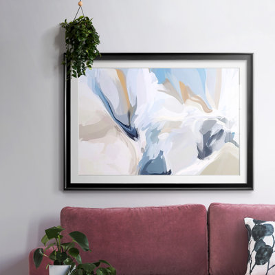 Fresh Air II-FramedFramed Print W Beveled Matt and Glass