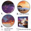 «Charmant Dessert Sky At Sunset», reproduction sur toile-1208494806-1208494807