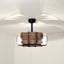 Ventilateur de plafond 12 pales en cage 12,99 "avec télécommande et ensemble d'éclairage inclus