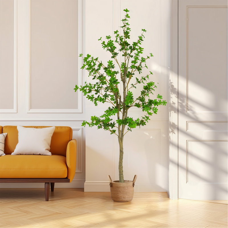 Arbre enkianthus artificiel de 76 po avec pot et branches réglables Zara
