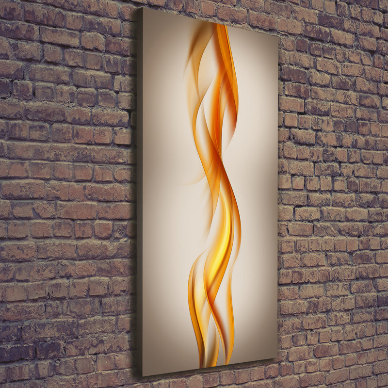 Waves Abstraction - Wrapped Canvas Print
