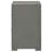 High Gloss 2-Drawer Nightstand Bedside Table