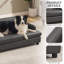 Canapé-lit orthopédique imperméable en cuir pour animaux de compagnie-130190497