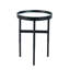 Loughman Mirror Glass Lamp Table