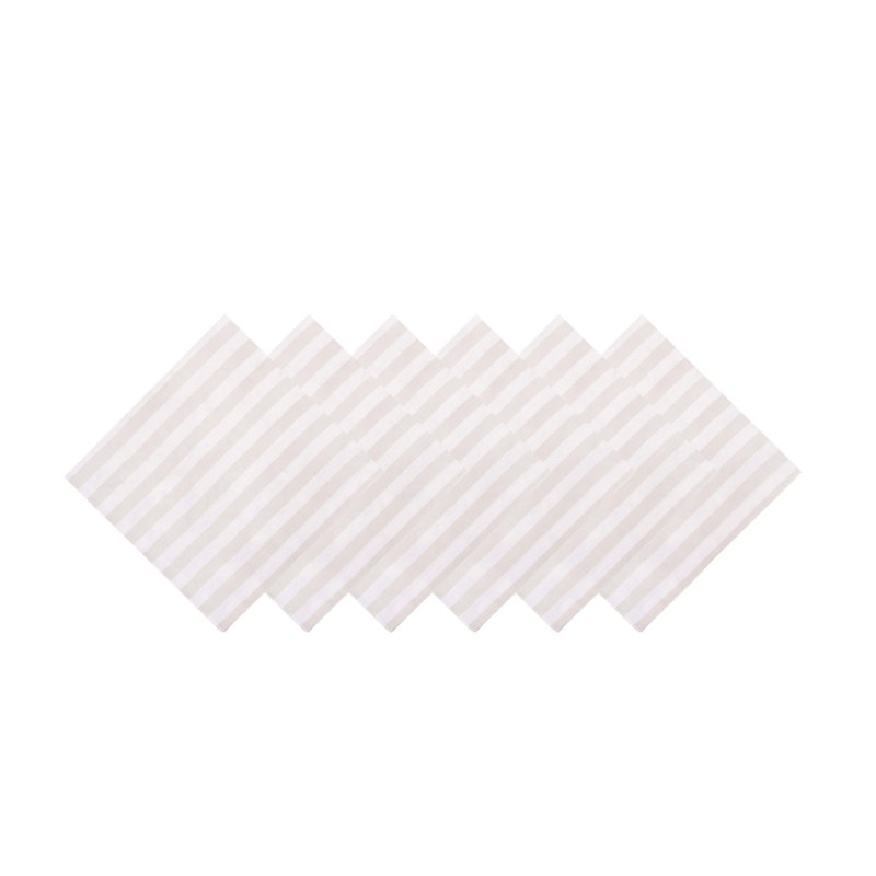 Natural Botanical Napkins Set of 6