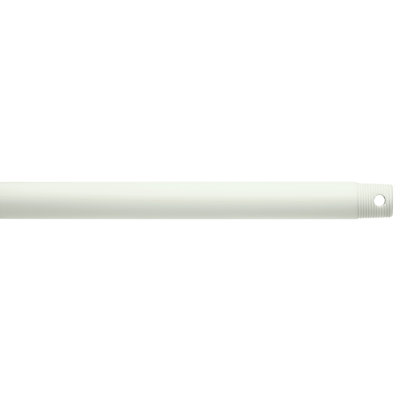 Ventilateur de plafond 48 po à filetage unique blanc mat