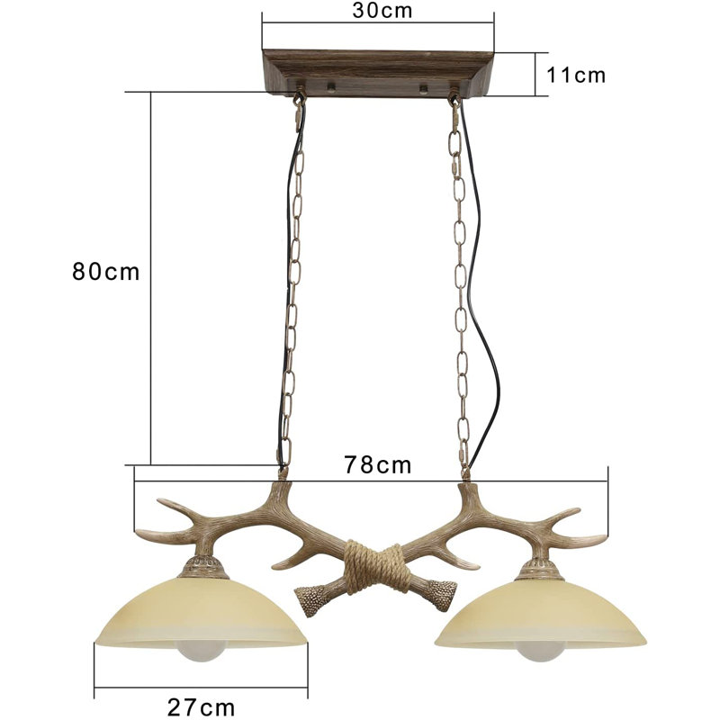 Tunney 2-Light Novelty Pendant