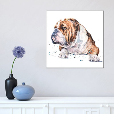 "English Bull Dog I" par Edwatercolours-impression
