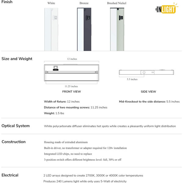 Dimensions du produit