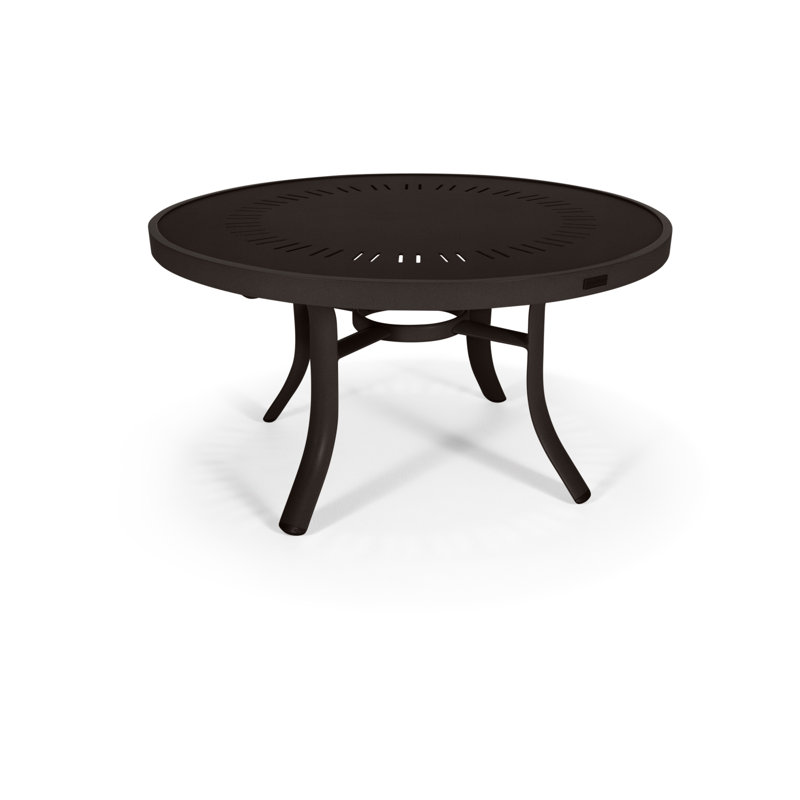 Icon 42" Chat KD Table x 20"H, Brown / Bronze
