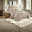 Oversized Reversible Bedding Sets Microfiber Medallion Quilted Home