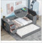 Daybed With Storage Arms, Trundle And Charging Station-1908123666