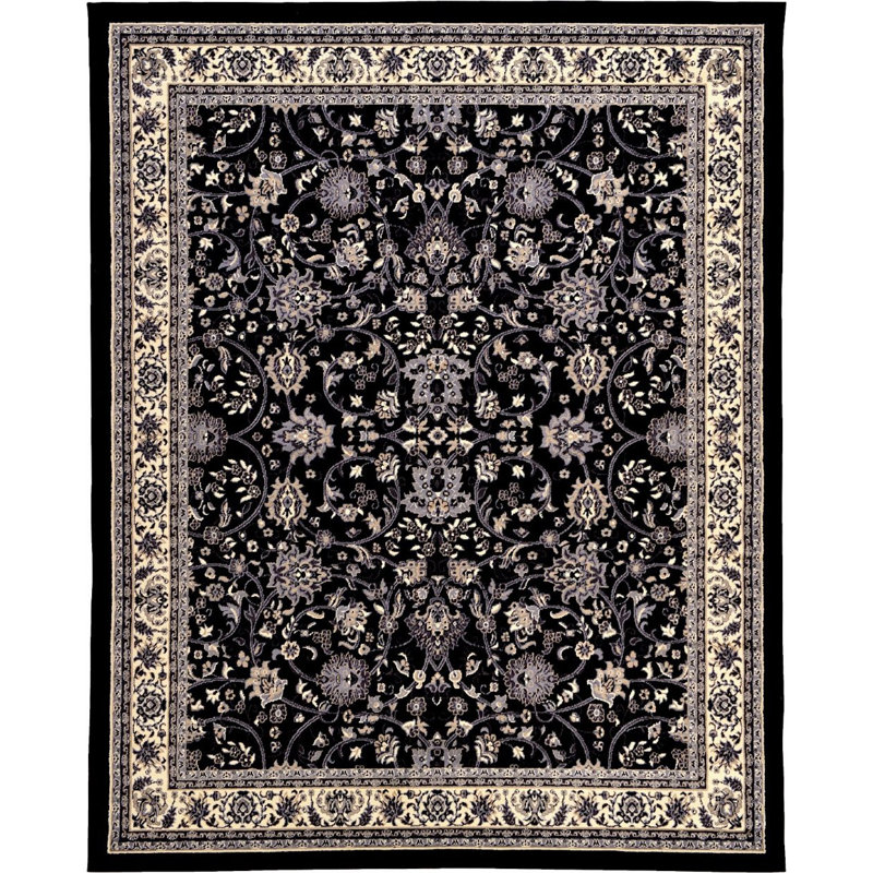 Zayandeh Oriental Indoor Rug, Rectangle 9'10" x 13'