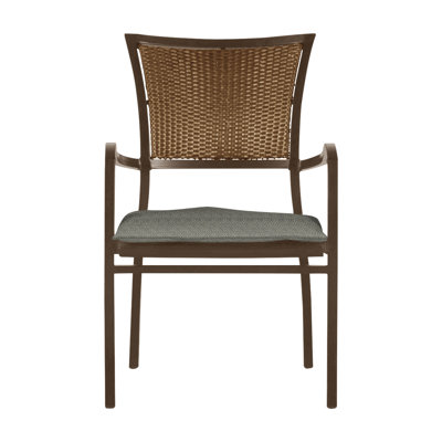 Fauteuil Aire - Craie et chambray