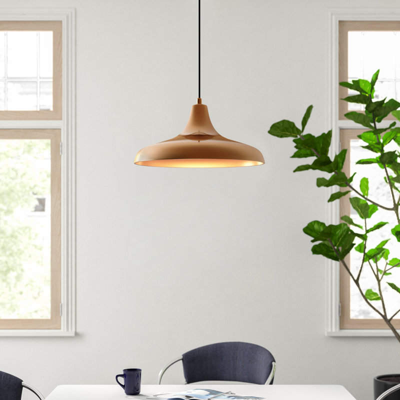Curtis 1 - Light Dome Pendant, Brushed Copper