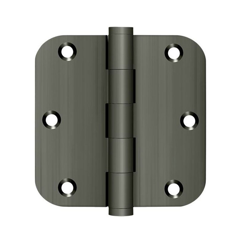 Hinge, Solid Brass, Antique Nickel