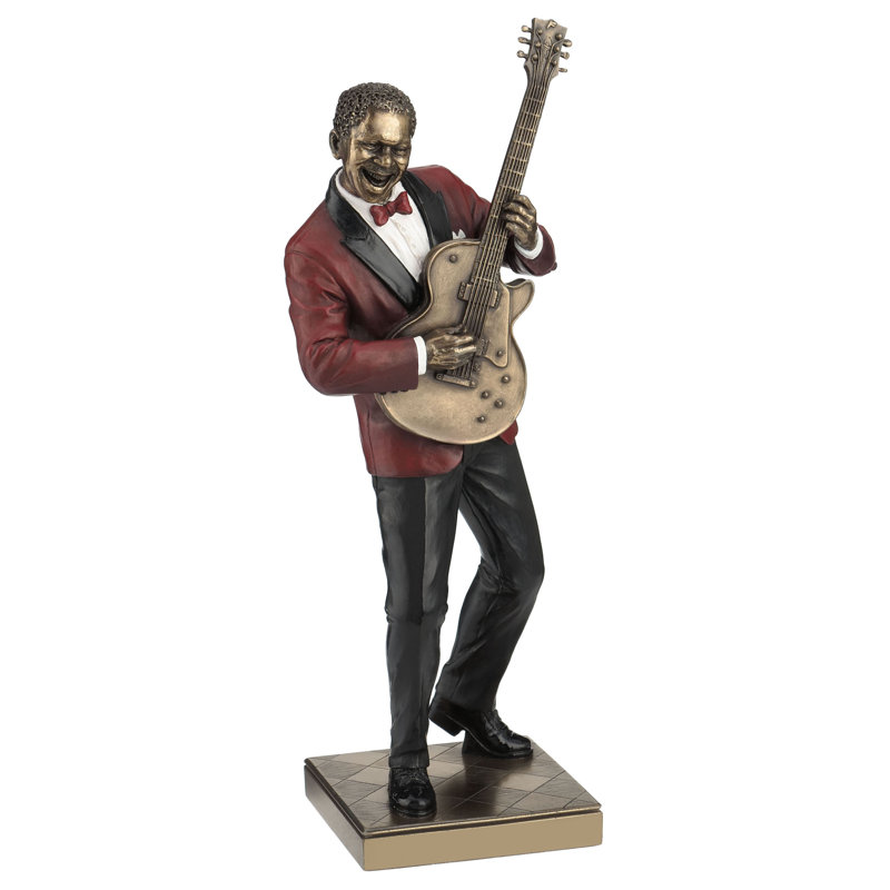 12.8 Figurine Multi-Color Poly Resin