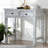 Bali & Pari Diata Coastal Black And White Mother Of Pearl Capiz Shell 2-Drawer Console Table