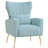 Upholstered Accent Chair With Pillow For Living Room-2069780813