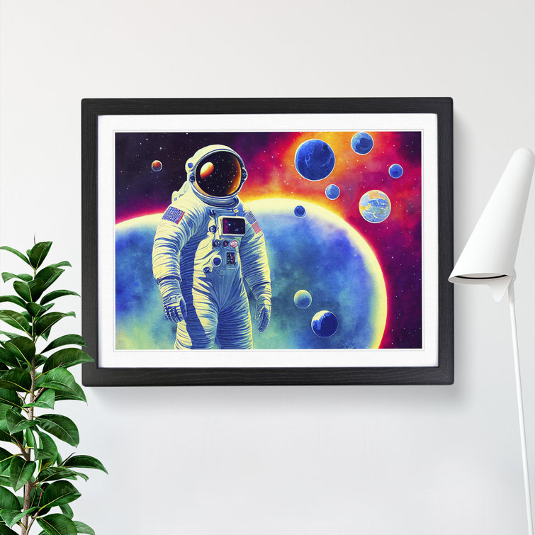 Colourful Astronaut Vol.4 - Single Picture Frame Print