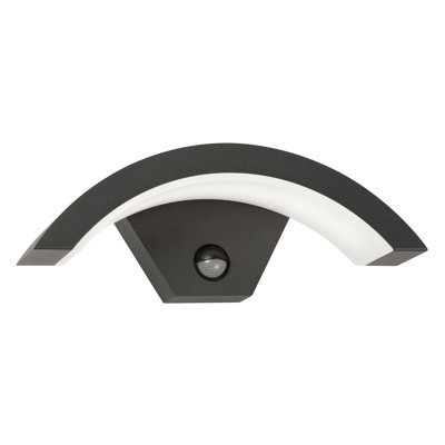 Forde 10cm H Integrated LED Outdoor Armed Sconce