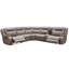 Canapé modulaire inclinable rembourré 6 pièces Brana