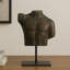 Victor Cast Alumiinum Sculpture Aged Black-1974268074