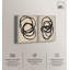«Neutral Minimalist Harmony Set», reproduction d'art sur toile par Art Remedy-116982878-116982879
