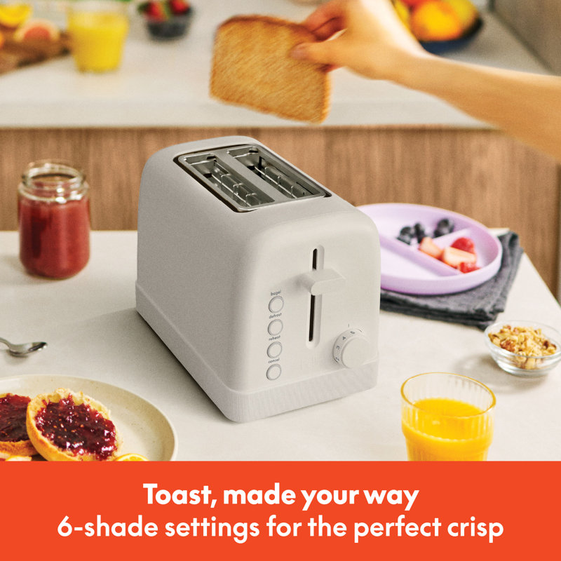 Bella 2-Slice Toaster, Gray