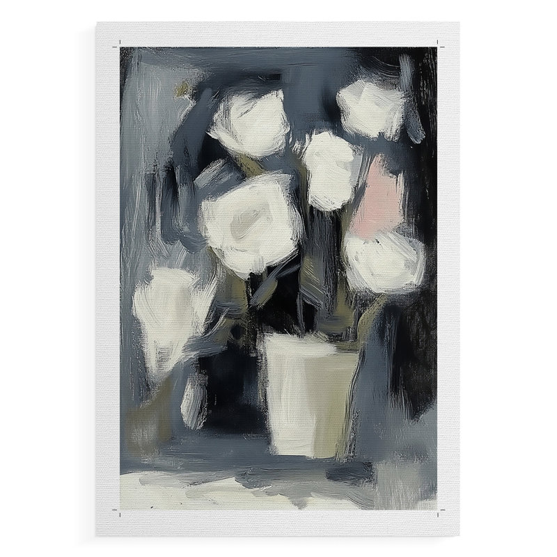 Série FLORAL DCXCVII - Impression sur toile seulement - NON CADRE, H 60 po x l 40 po