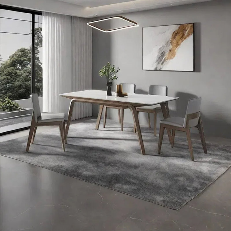 Table de salle à manger simple et moderne, H 29,53 po x L 62,99 po x l 31,5 po