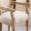 Chaise de salle à manger en bois massif Folei (ensemble de 2)