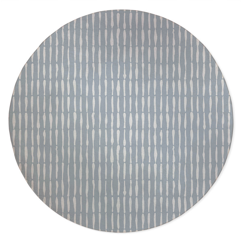 Chuck Non-Slip Outdoor Rug, Round 5'