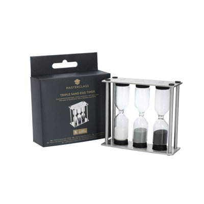 MasterClass Professional Stainless Steel Triple Sand Timer