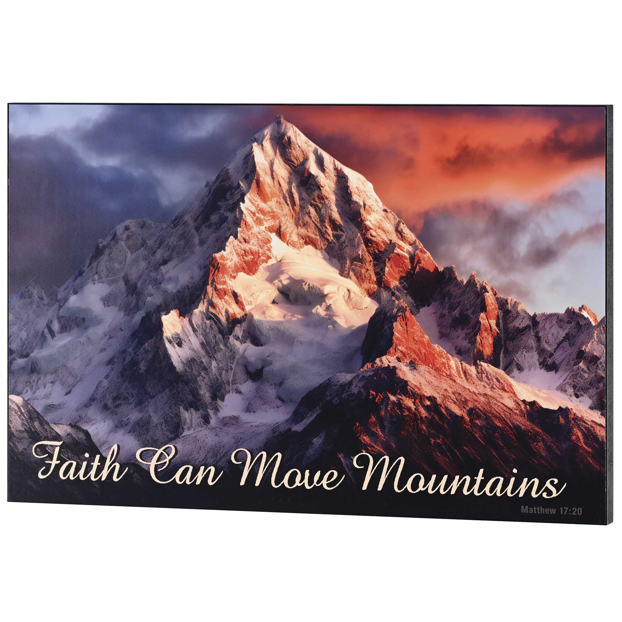 Trinx Wall Plaque Faith Can Move Mountains - Wayfair Canada