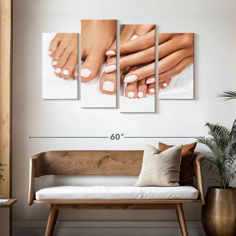 Shuttleworth Clean White Nails, 32" H x 52" W
