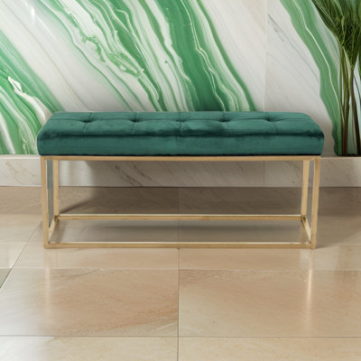 Chepstow Velvet Upholstered Bench